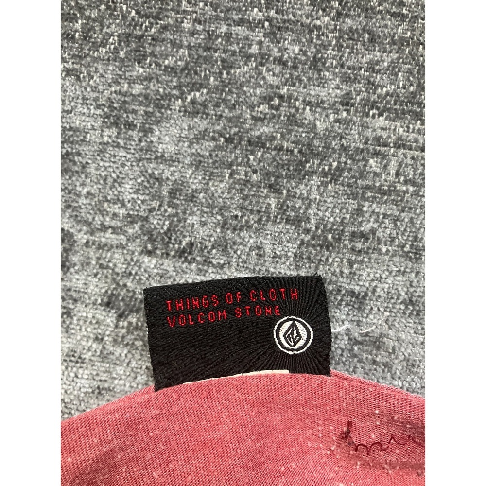 Volcom Skateboard T-Shirt Mens Medium Coral Pink Stone Graphic Print Crew Neck - Picture 8 of 11